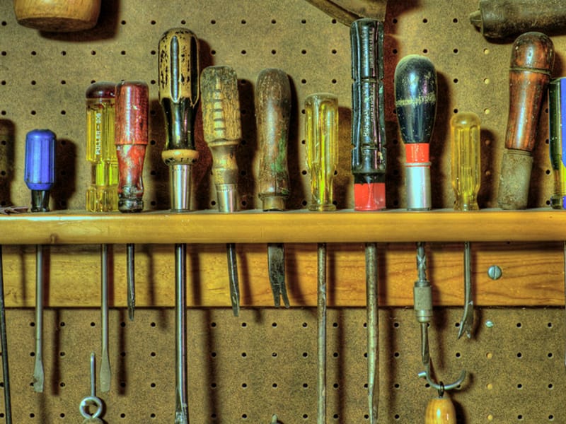 Week 46 - Part of my Dad's Tool Walls